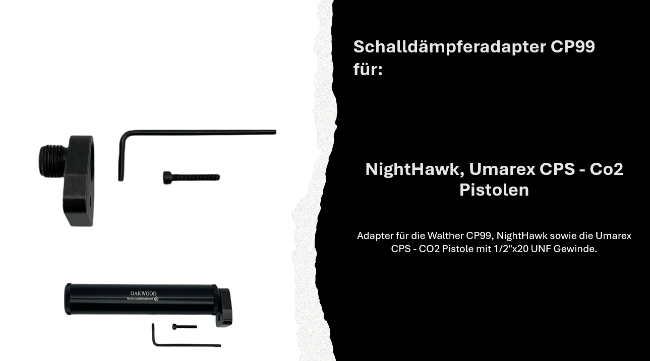 OAKWOOD Air Force Schalldämpfer - SET