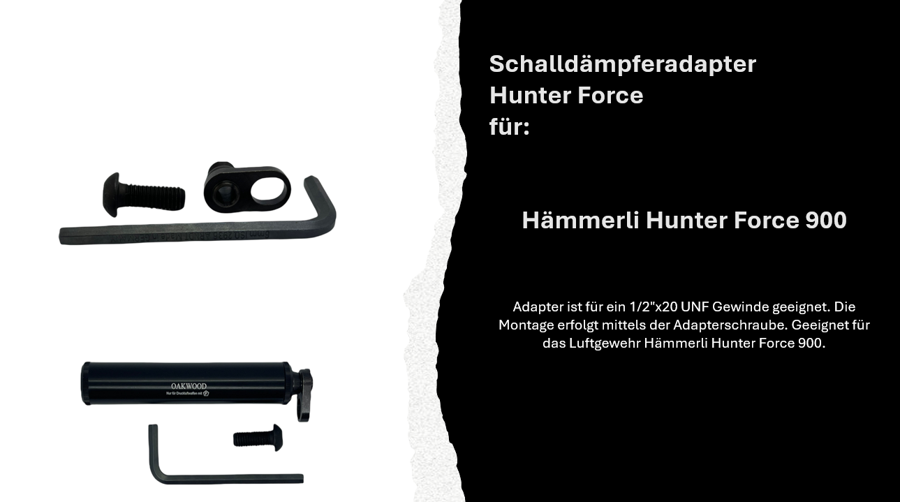 OAKWOOD Air Force Schalldämpfer - SET
