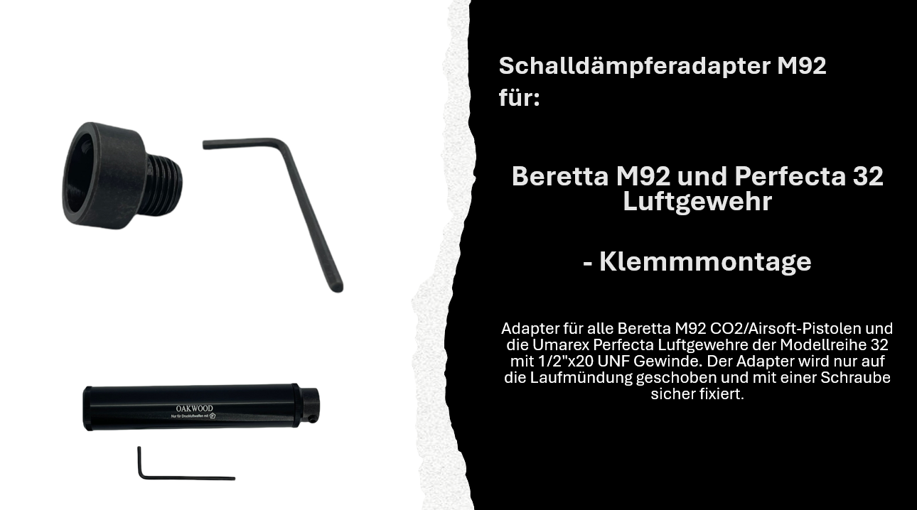 OAKWOOD Air Force Schalldämpfer - SET