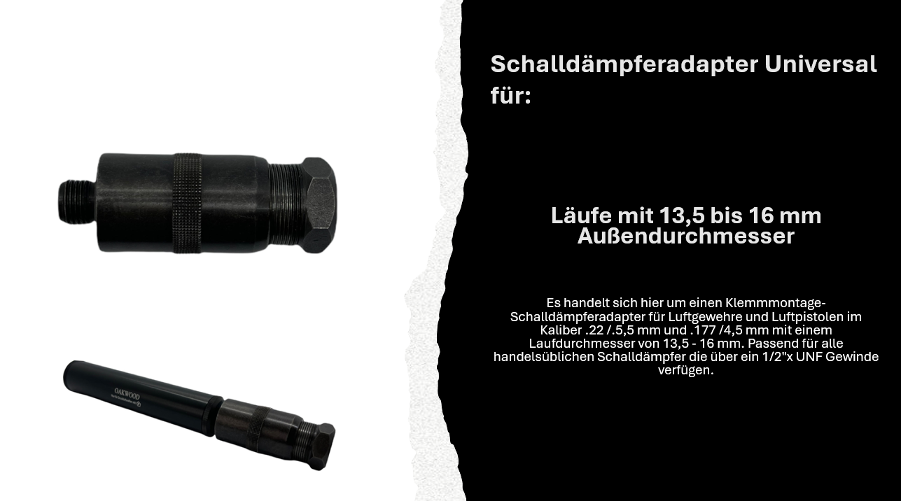 OAKWOOD Air Force Schalldämpfer - SET