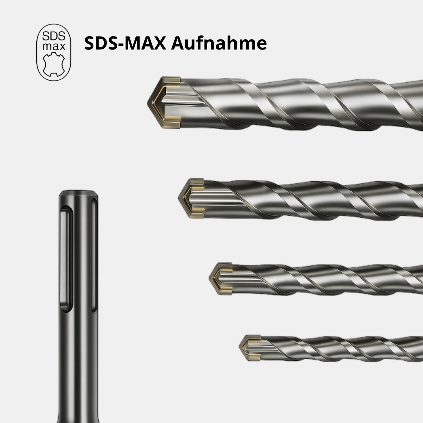 SDS MAX Steinbohrer | Ø10-40mm | Längen 600-1000mm