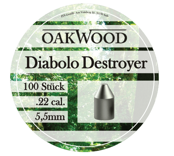 OAKWOOD Diabolos Premium | Kaliber 4,5mm & 5,5mm