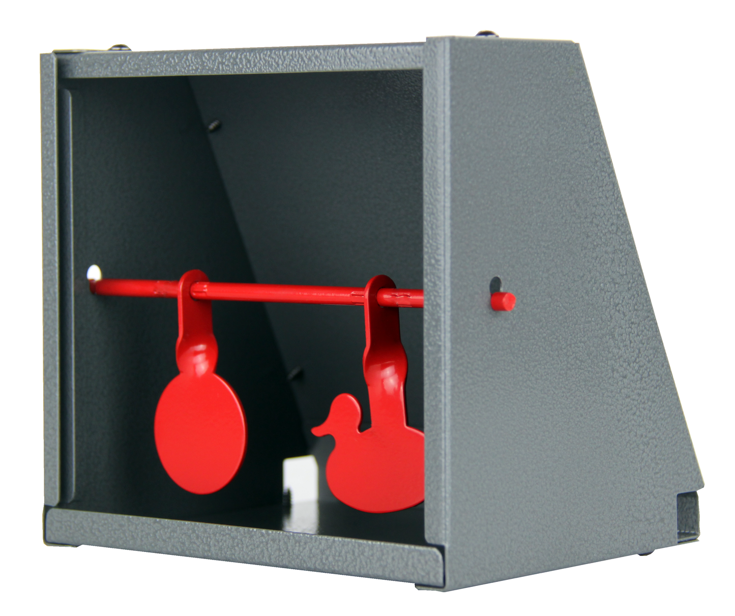 OAKWOOD Kugelfangkasten für Luftgewehr Luftpistole Softair | Größen 14x14 & 17x17 | Pendelkasten Flach, Trichter, 2in1, Verschiedene Motivziele | Auffangkasten