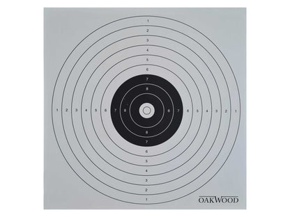 OAKWOOD Zielscheiben 14x14 oder 17x17 | 50/100/150 Stück