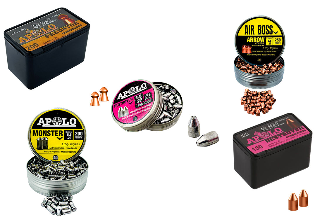 Apolo Diabolos & Stahlrundkugeln: Premium Munition Kal. 4,5mm & 5,5mm