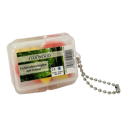Gehörschutzstöpsel Gehörschutz Ohrstöpsel 25dB soft Silikon m. Schnur & Behälter