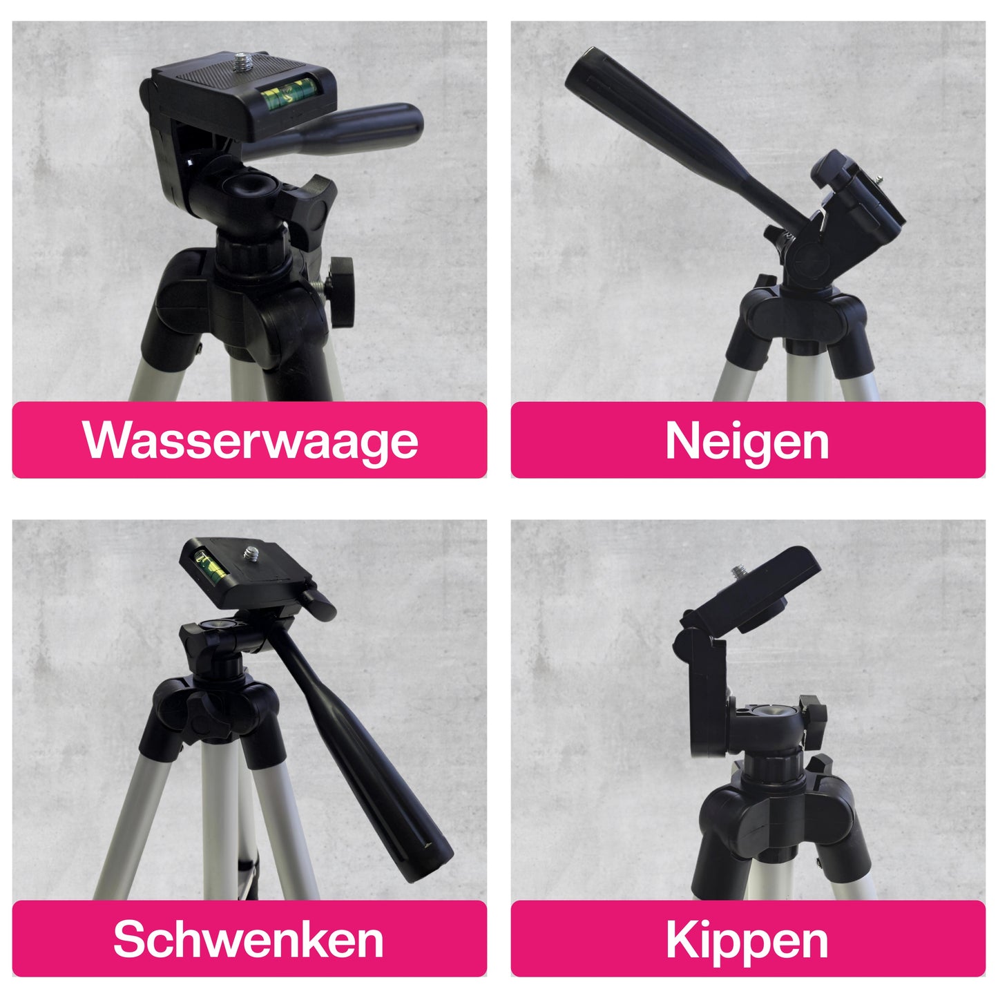 ProLiving Kreuzlinienlaser mit Stativ | Grün | Selbstnivellierend | 30 m