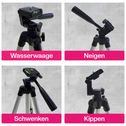 ProLiving Kreuzlinienlaser mit Stativ | Grün | Selbstnivellierend | 30 m