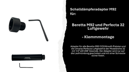 OAKWOOD Air Force Schalldämpfer - SET