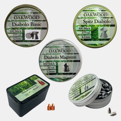 OAKWOOD Diabolos Premium | Kaliber 4,5mm & 5,5mm