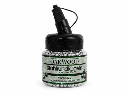 BB Stahlrundkugeln OAKWOOD Kal.4,5mm Kupfer | Schnelllader |CO2 Softair