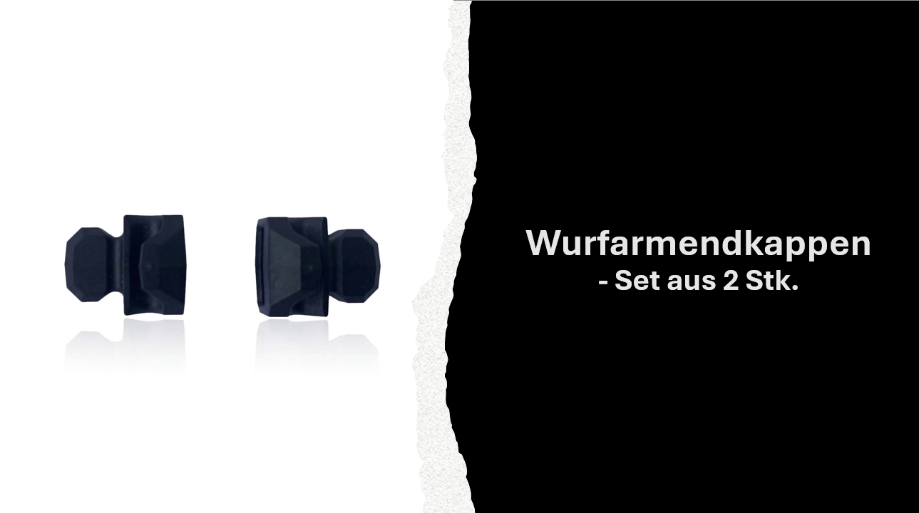 AR-Series Wurfarmendkappen – Set aus 2 Stk.