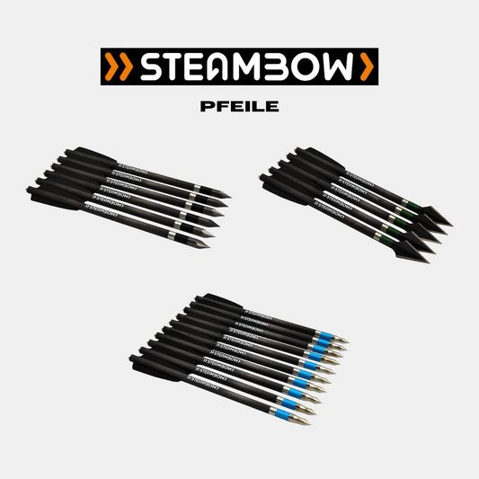 Steambow Pfeile Stinger AR-Series - Armbrust Bolzen Übung, Sport, Jagd, Carbon | leichte & schwere Ausführung